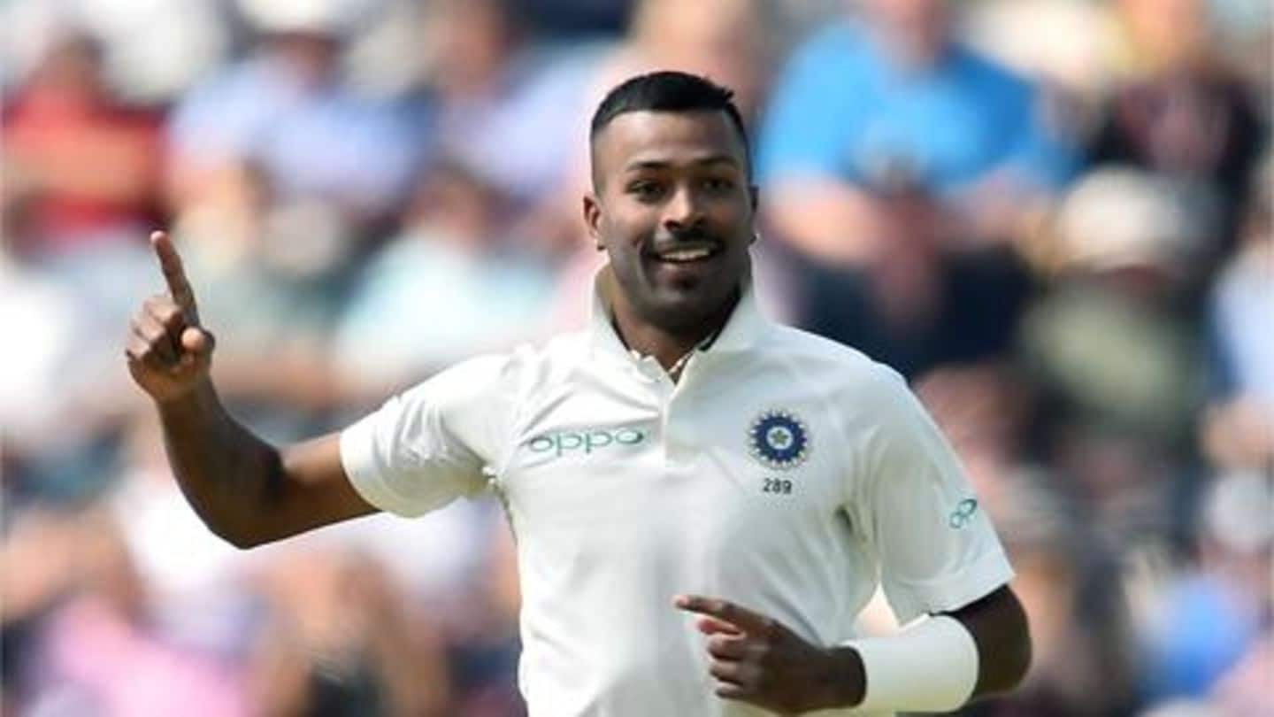न्यूजीलैंड दौरे पर गई भारतीय टीम को लगा झटका, टेस्ट सीरीज़ से बाहर हुए हार्दिक पंड्या