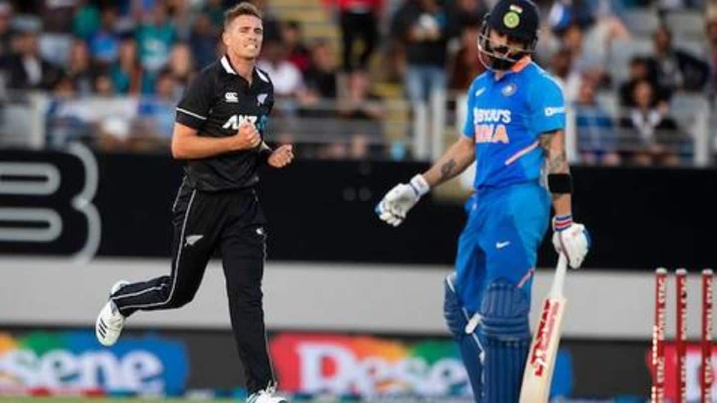 न्यूजीलैंड बनाम भारत: दूसरे वनडे में भारत को हराकर न्यूजीलैंड ने जीती सीरीज़
