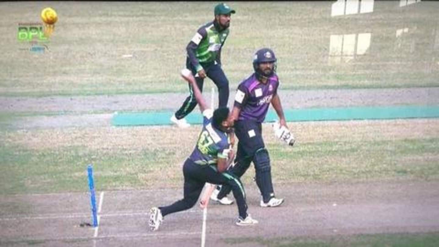 क्या बांग्लादेश प्रीमियर लीग में हुई मैच फिक्सिंग? गेंदबाज़ ने फेंकी जम्बो नो बॉल, देखें वीडियो