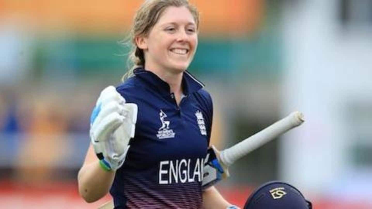 इंटरनेशनल क्रिकेट के सभी फॉर्मेट में शतक लगाने वाली पहली महिला क्रिकेटर बनीं हीथर नाइट