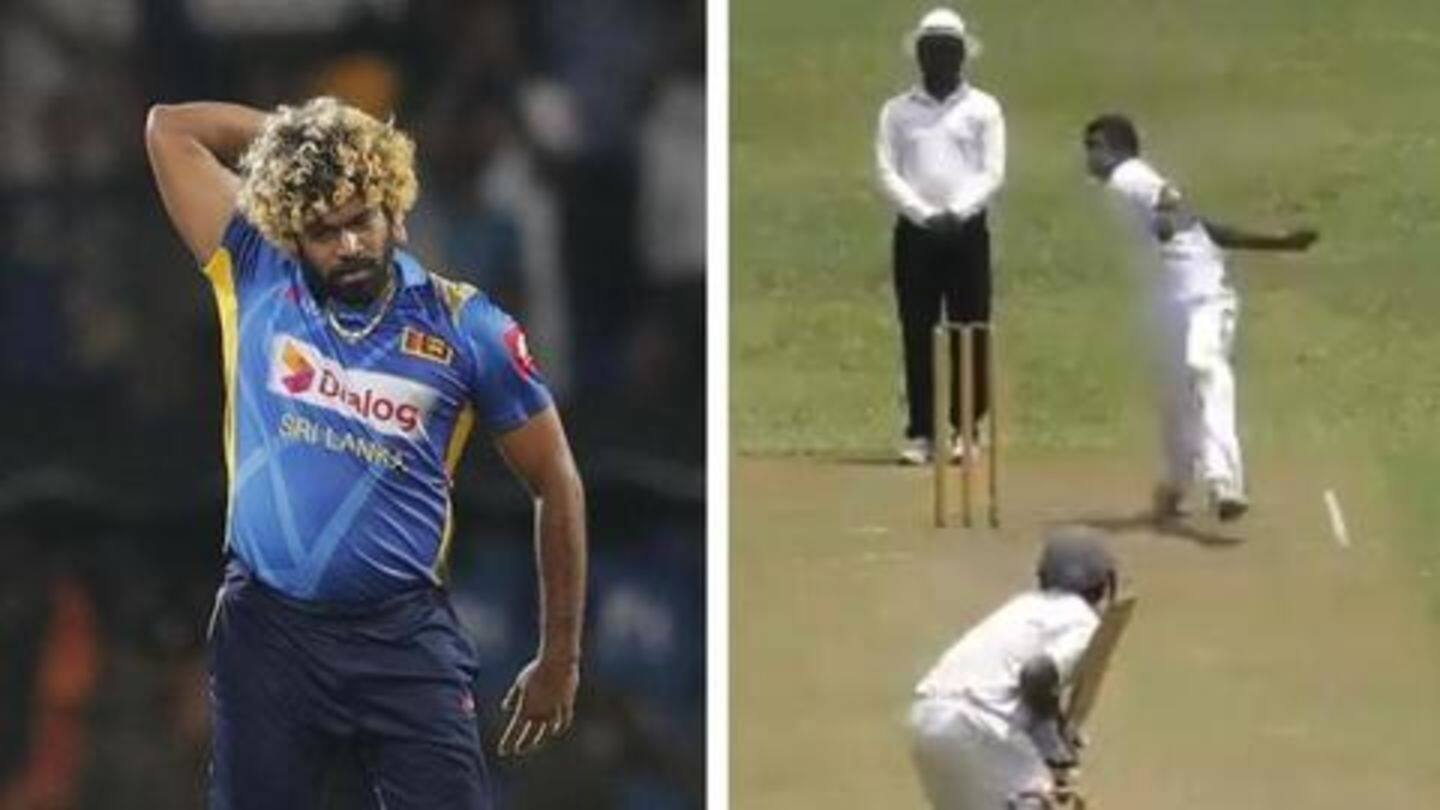श्रीलंका को मिला नया मलिंगा, बल्लेबाज का पैर तोड़ देने वाली यॉर्कर फेंकी, देखें वीडियो