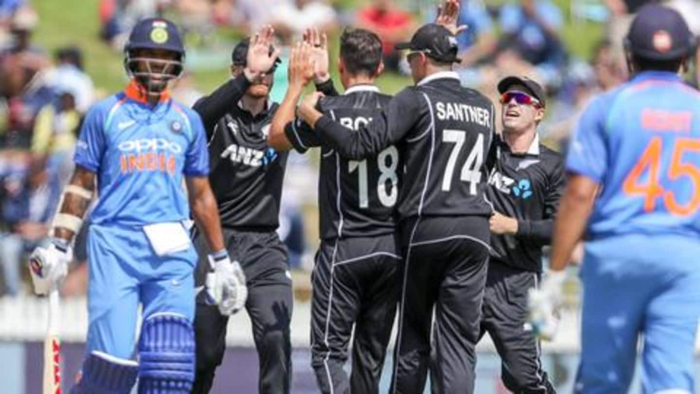 स्विंग गेंदबाज़ी के आगे ढ़ेर हुए भारतीय बल्लेबाज़, चौथे वनडे में न्यूज़ीलैंड ने दर्ज की जीत