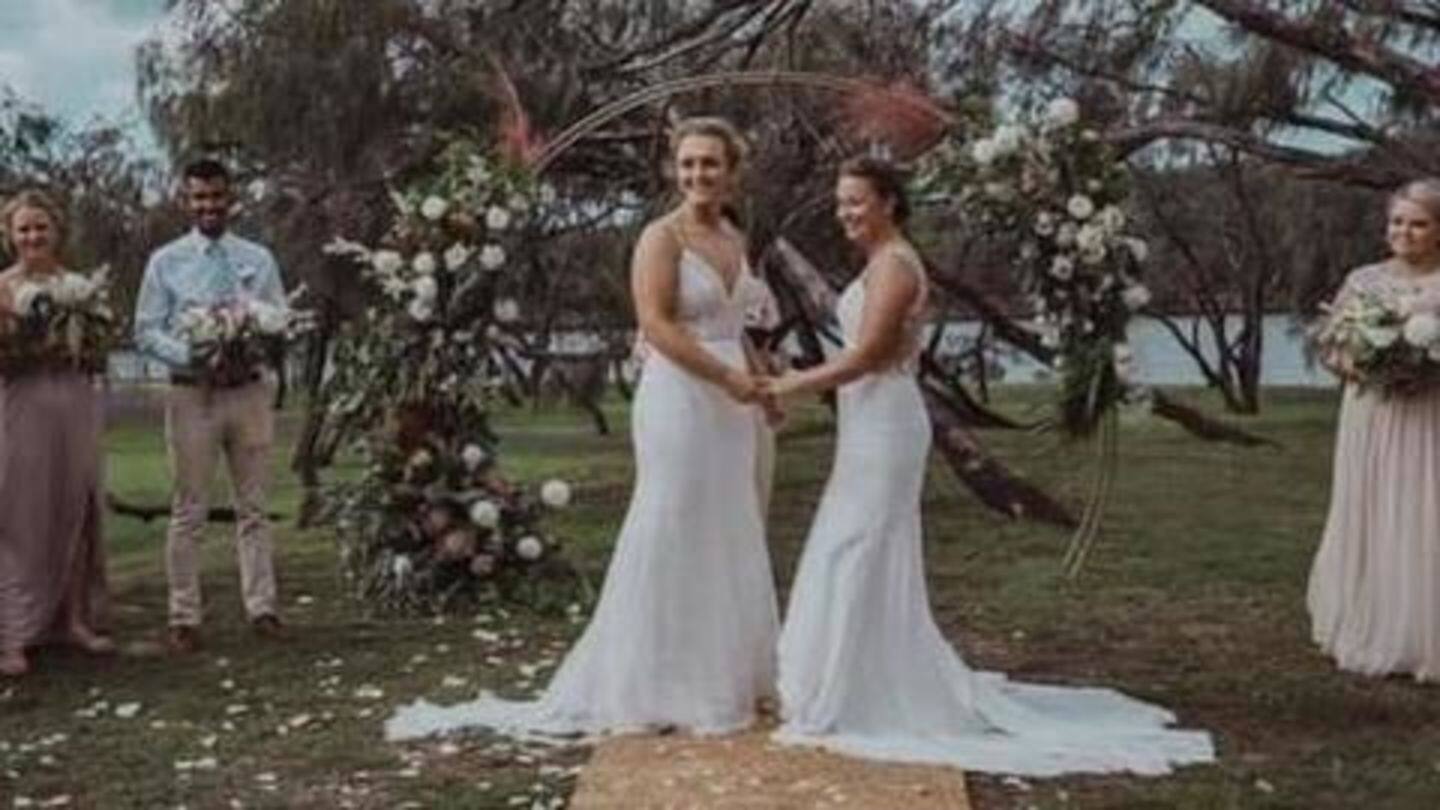 न्यूज़ीलैंड और ऑस्ट्रेलिया की महिला क्रिकेटर्स ने आपस में रचाई शादी