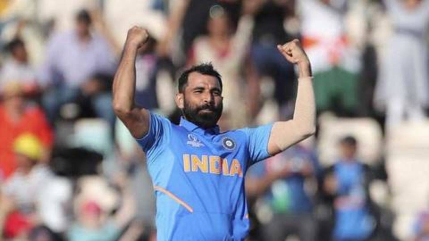 जब मोहम्मद शमी ने ली 2019 विश्व कप की पहली हैट्रिक जब मोहम्मद शमी ने ली 2019 विश्व कप की पहली हैट्रिक
