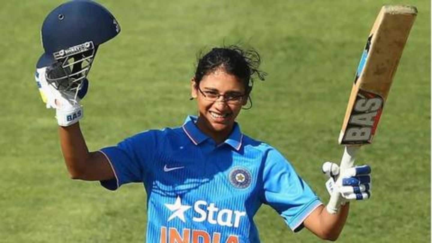 ICC वनडे रैंकिंग: स्मृति मंधाना बनी विश्व की नंबर वन महिला बल्लेबाज़