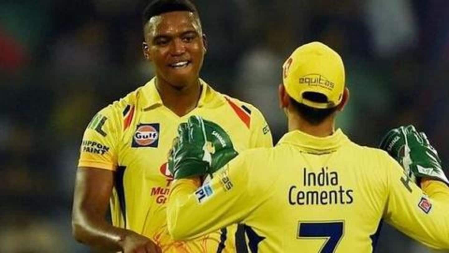 IPL 2019: डिफेंडिंग चैंपियन CSK को लगा बड़ा झटका, तेज़ गेंदबाज़ लुंगी नगिडी टीम से बाहर
