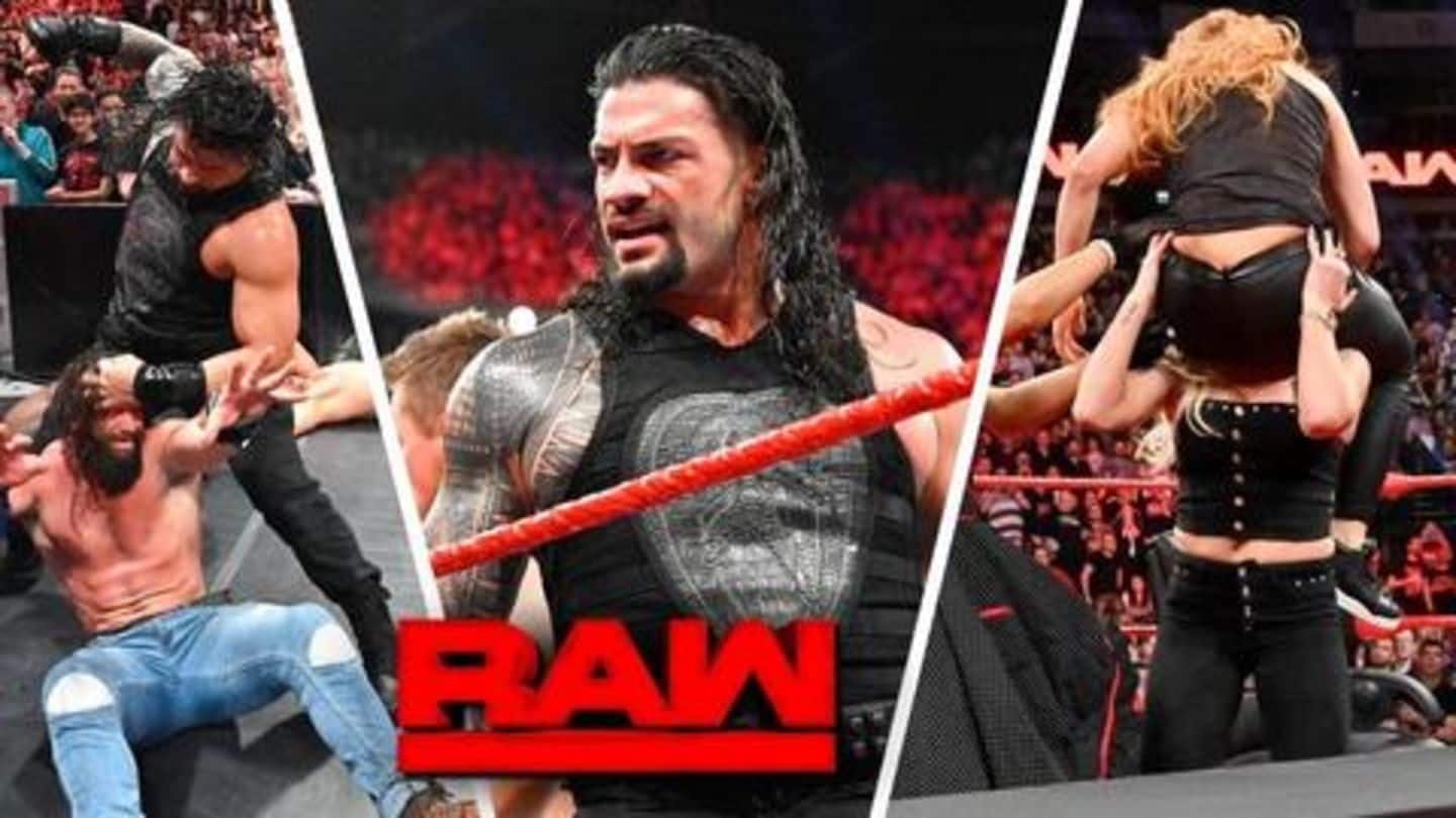 WWE: बैकी लिंच की हुई पिटाई; देखें, रॉ में हुई टॉप घटनाओं के वीडियो