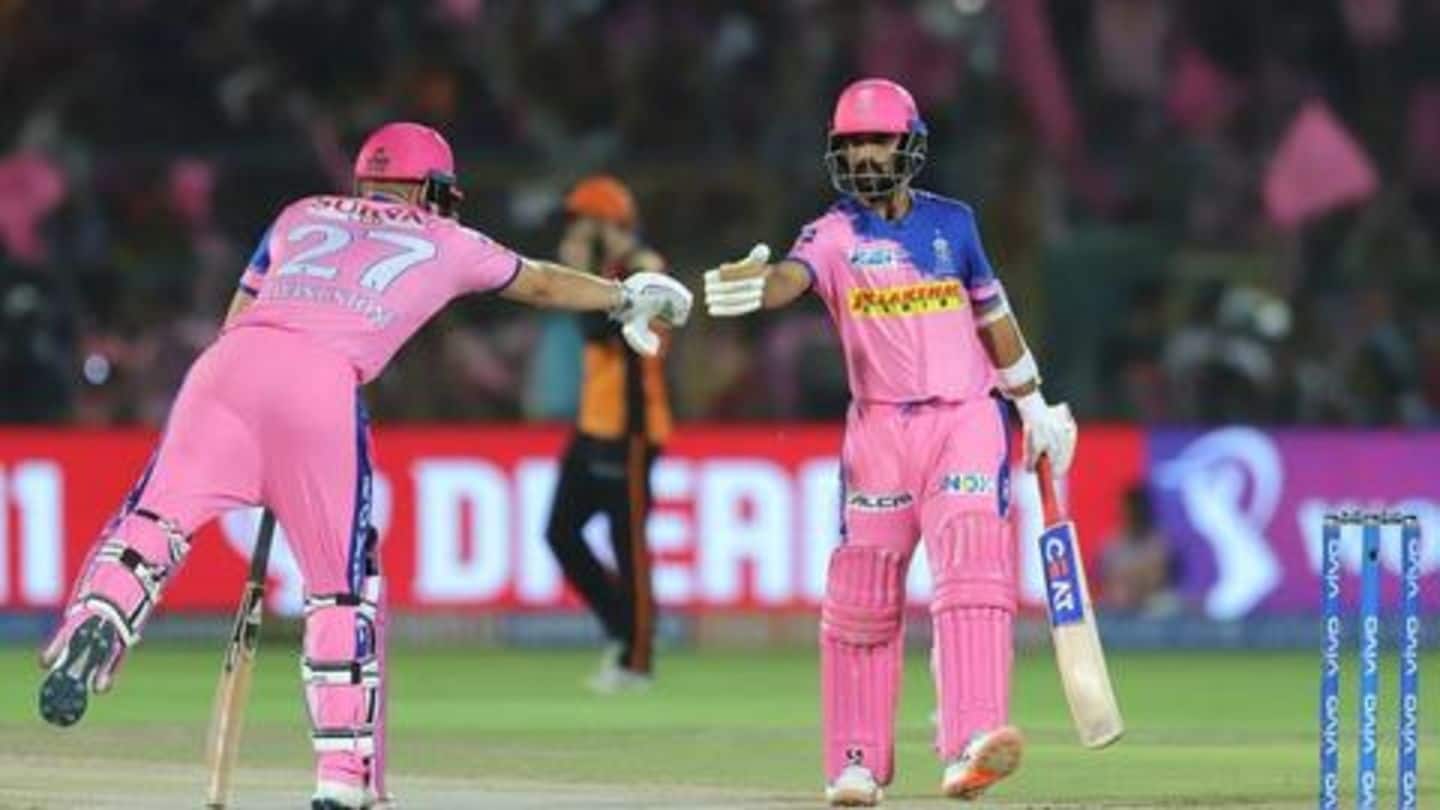 #RRvSRH: राजस्थान ने सनराइजर्स को 7 विकेट से हराया, जानें मैच से जुड़े कुछ रिकॉर्ड
