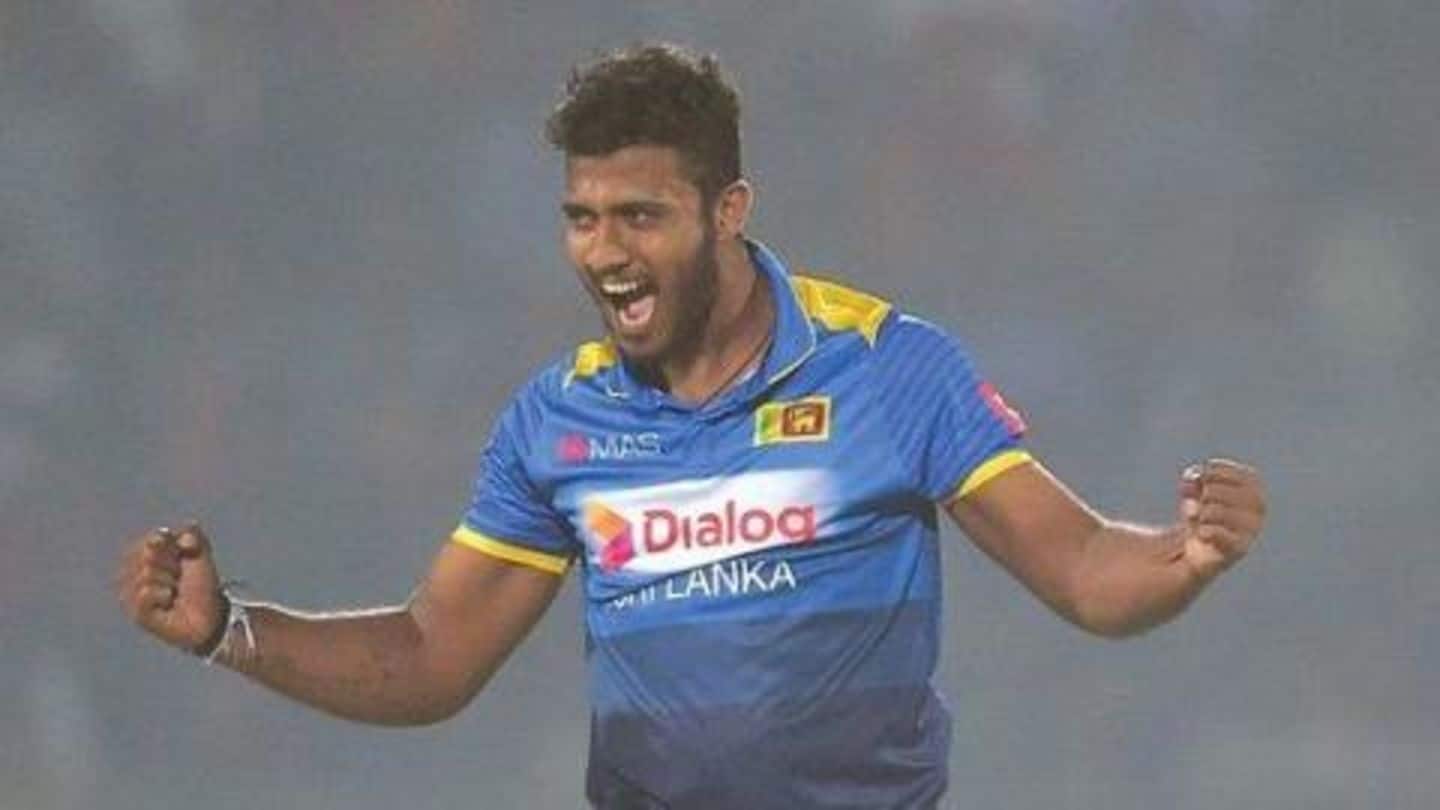 ड्रग्स रखने के आरोप में गिरफ्तार हुआ युवा श्रीलंकाई तेज गेंदबाज