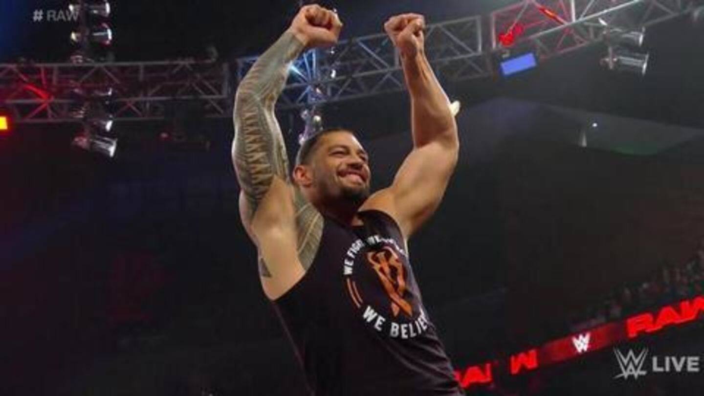 WWE: रोमन रेंस ने की रॉ में वापसी, अपने चाहने वालों के लिए की बड़ी घोषणा