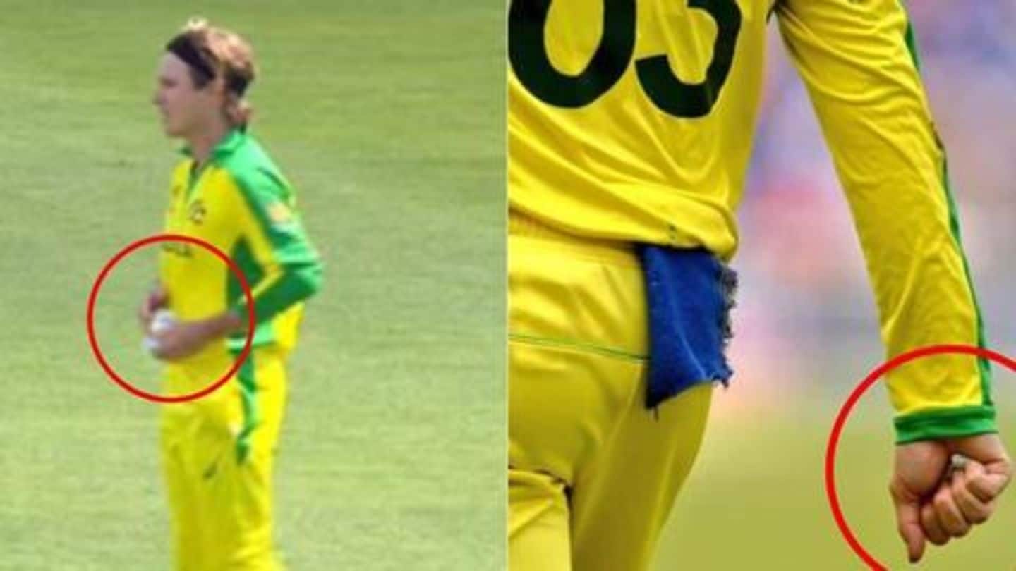 क्या एडम जैंपा ने भारत-ऑस्ट्रेलिया मैच में की बॉल-टेंपरिंग की कोशिश? कप्तान फिंच ने दिया जवाब