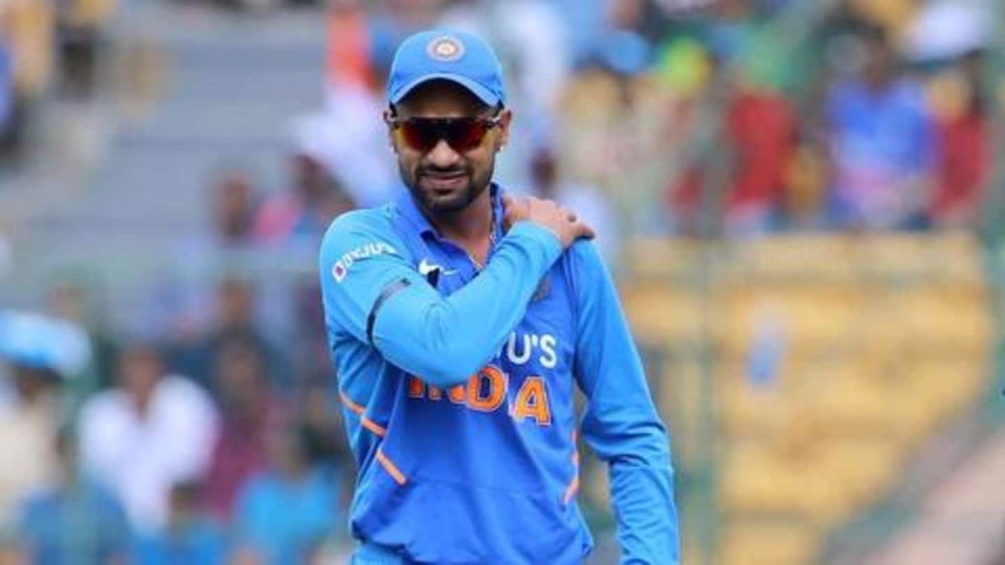न्यूजीलैंड दौरा: वनडे सीरीज़ के लिए भारतीय टीम घोषित, चोटिल धवन के विकल्प की हुई घोषणा