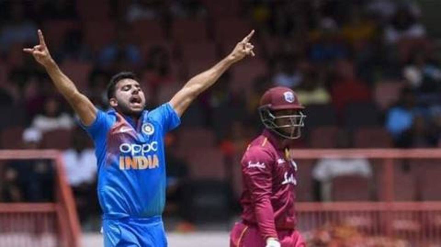 दीपक चहर का सबसे किफायती स्पेल दीपक चहर का सबसे किफायती स्पेल