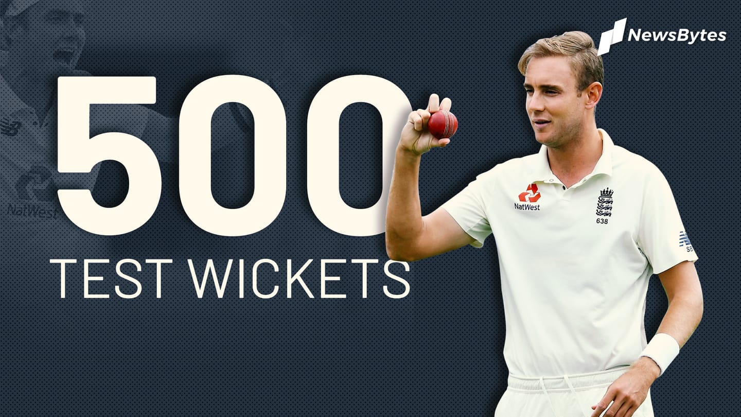 500 टेस्ट विकेट लेने वाले दूसरे इंग्लिश गेंदबाज बने स्टुअर्ट ब्रॉड, बनाए ये रिकॉर्ड
