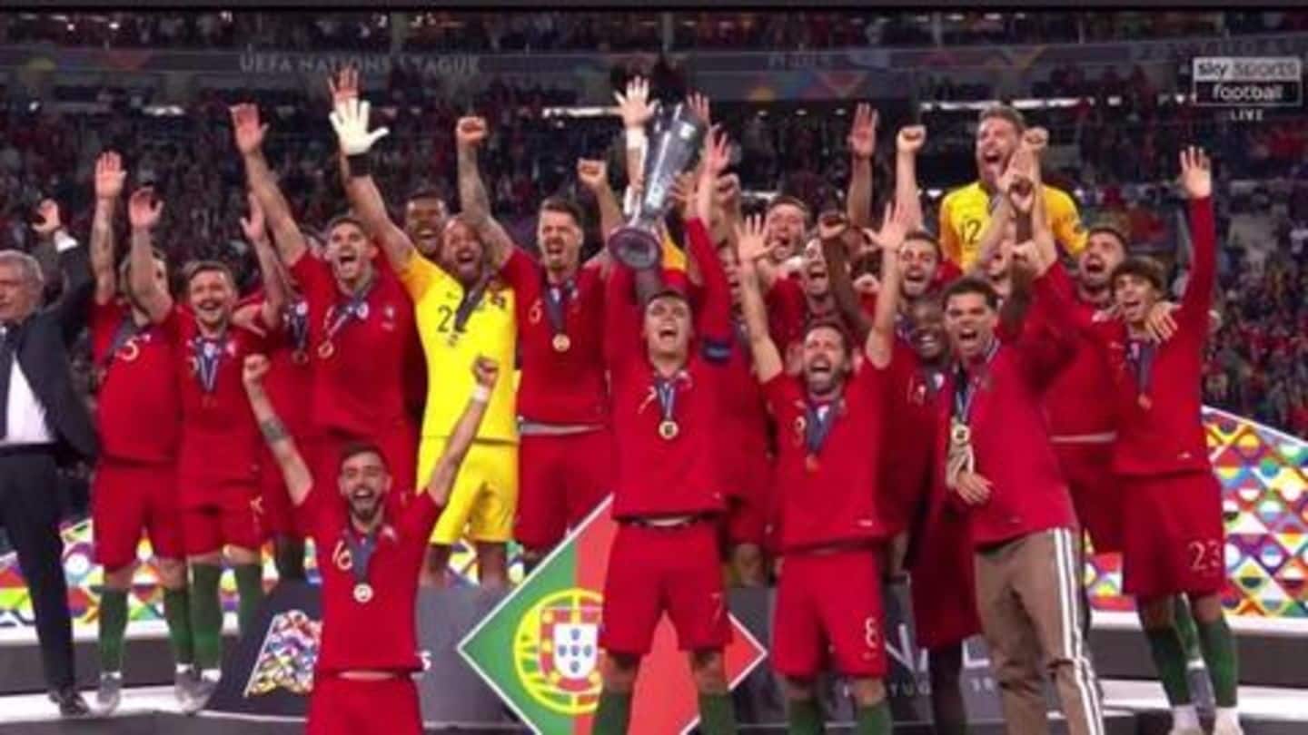 रोनाल्डो ने जीता UEFA नेशंस लीग खिताब, लियोनल मेसी को जमकर किया जा रहा ट्रोल