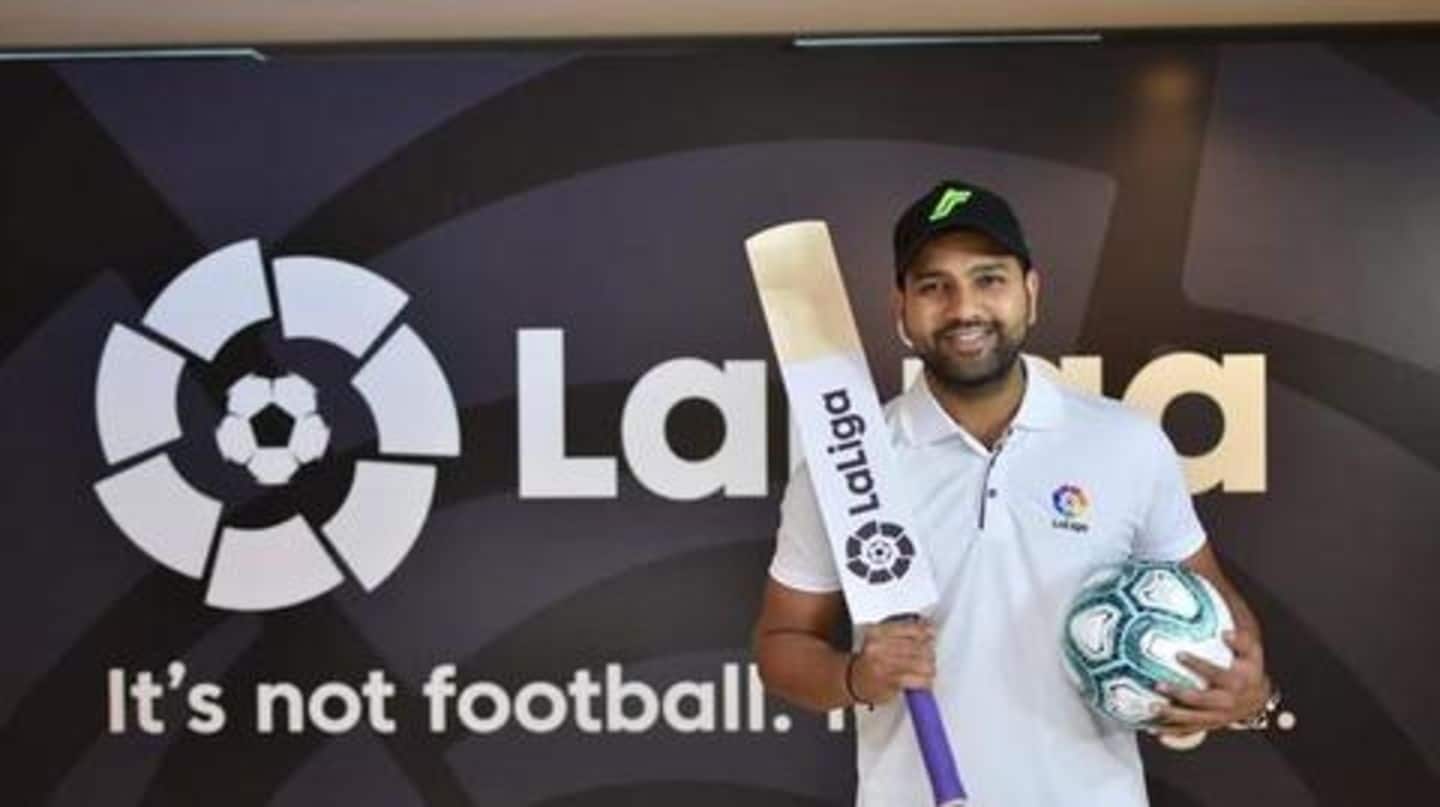 फुटबॉल को बढ़ावा देंगे रोहित, ला-लीगा ने बनाया भारत में अपना पहला ब्रांड एंबेसडर