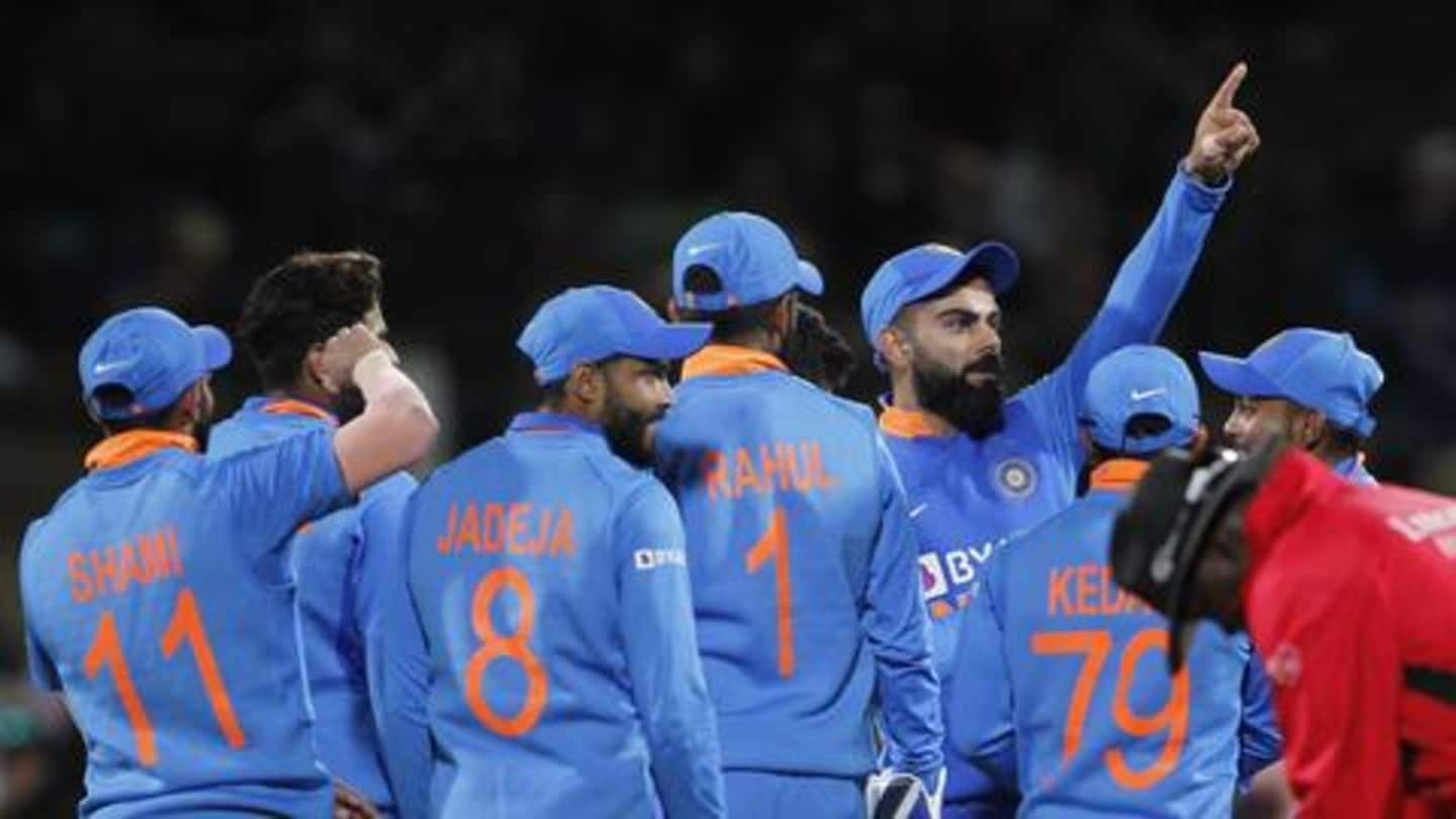 दो टी-20 मैचों के बाद अब पहले वनडे में भी लगा भारतीय टीम पर जुर्माना