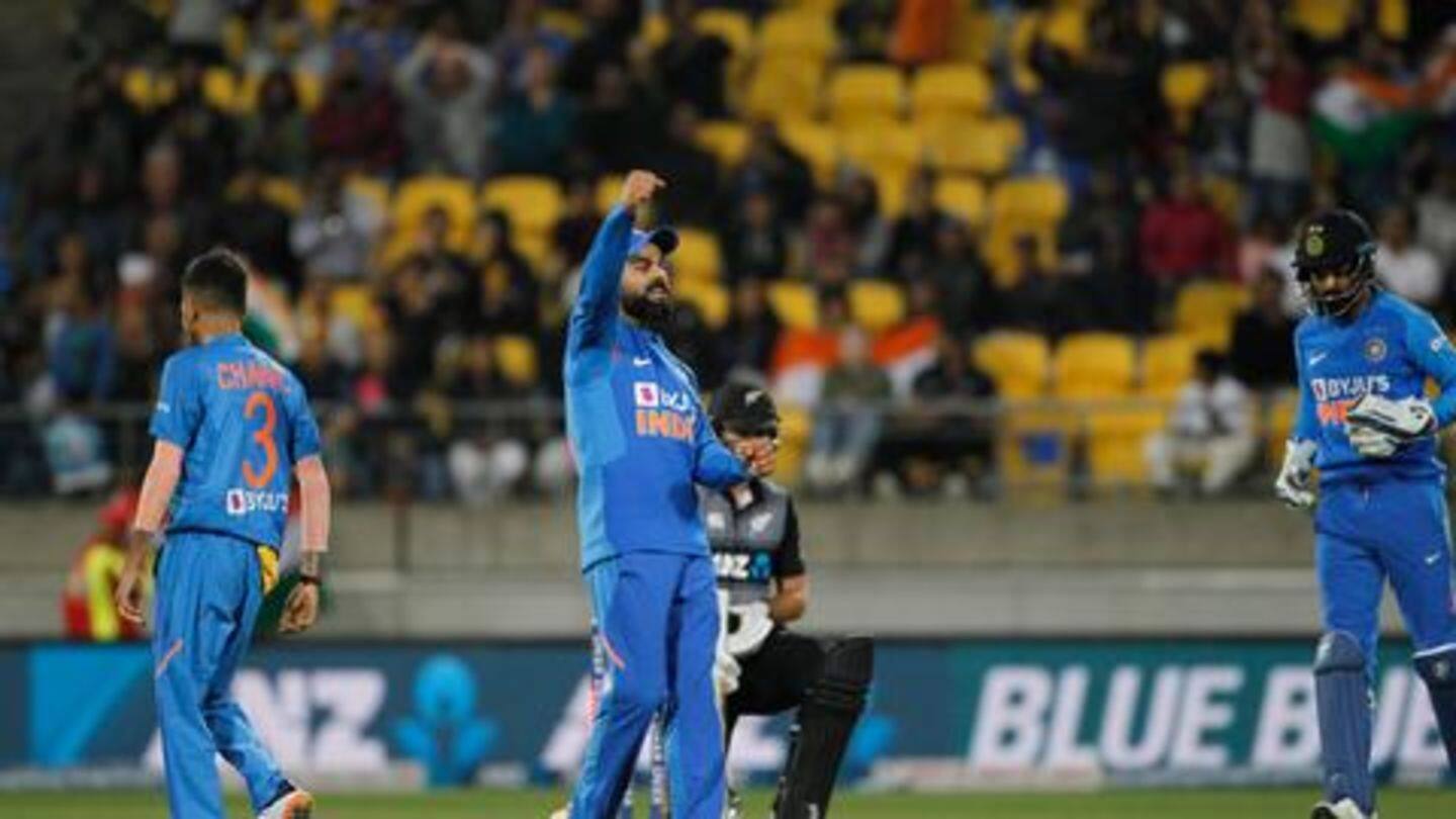 न्यूजीलैंड बनाम भारत: एक बार फिर सुपर ओवर में जीता भारत, जानें मैच में बने रिकॉर्ड्स