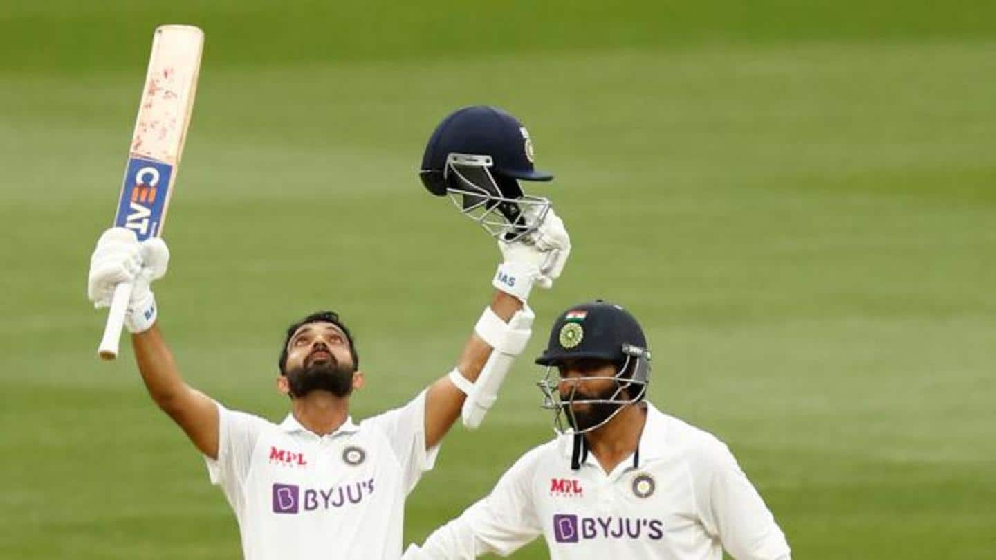 बॉक्सिंग-डे टेस्ट: रहाणे के शतक से मजबूत स्थिति में भारत, हासिल की 82 रनों की बढ़त