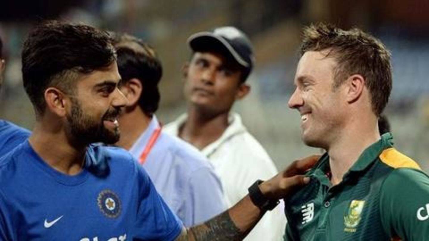 कोहली-डिविलयर्स ने बनाई भारत-दक्षिण अफ्रीका की संयुक्त वनडे टीम, धोनी को सौंपी कप्तानी