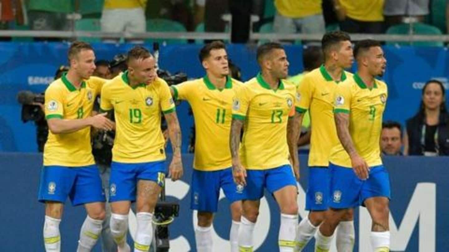 कोपा अमेरिका: पेरू को 5-0 से पीटकर ब्राज़ील ने कटाया क्वार्टर फाइनल का टिकट