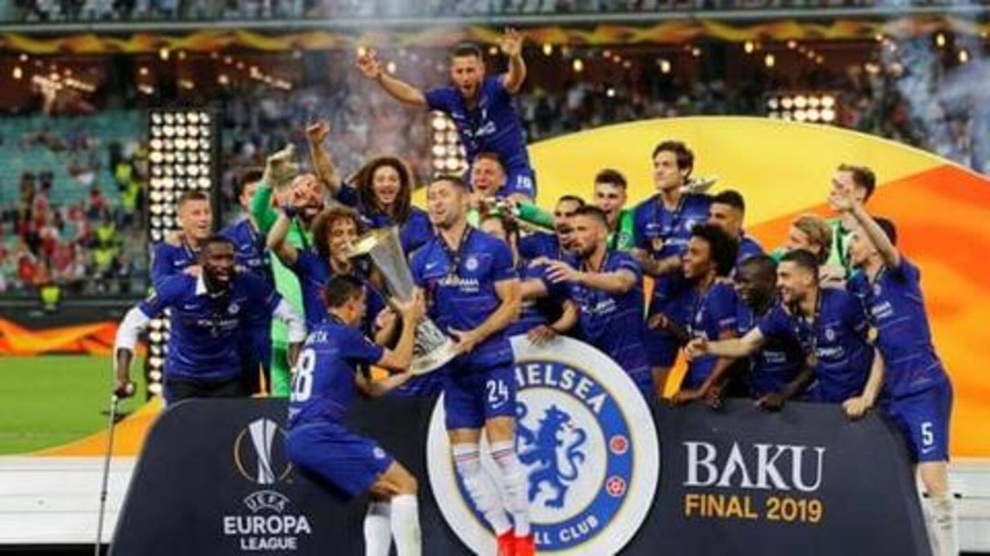 #UELfinal: आर्सनल को 4-1 से हराकर चेल्सी ने जीता यूरोपा लीग खिताब