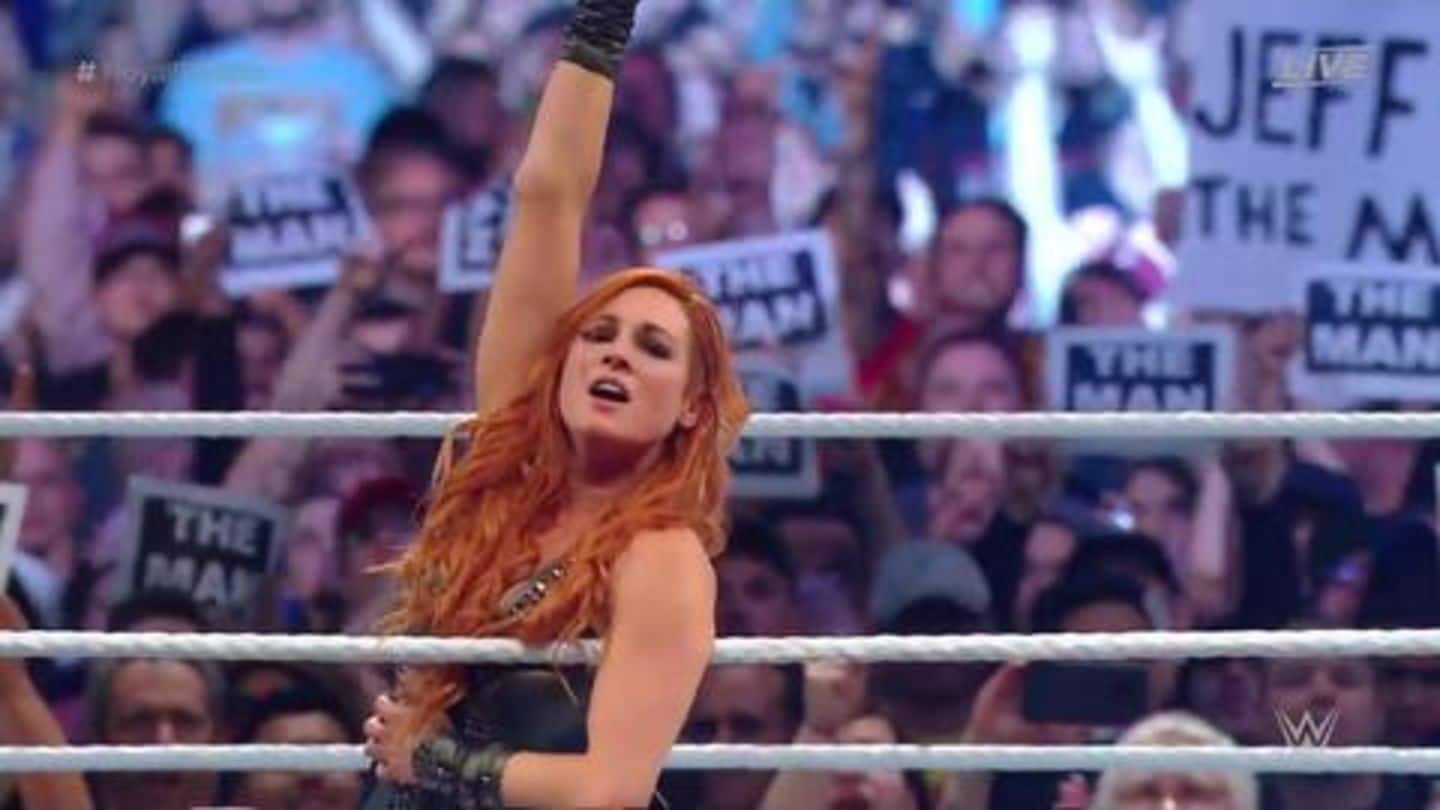 WWE रॉयल रंबल 2019: अचानक एंट्री लेने वाली महिला रेसलर ने जीता विमेंस रॉयल रंबल