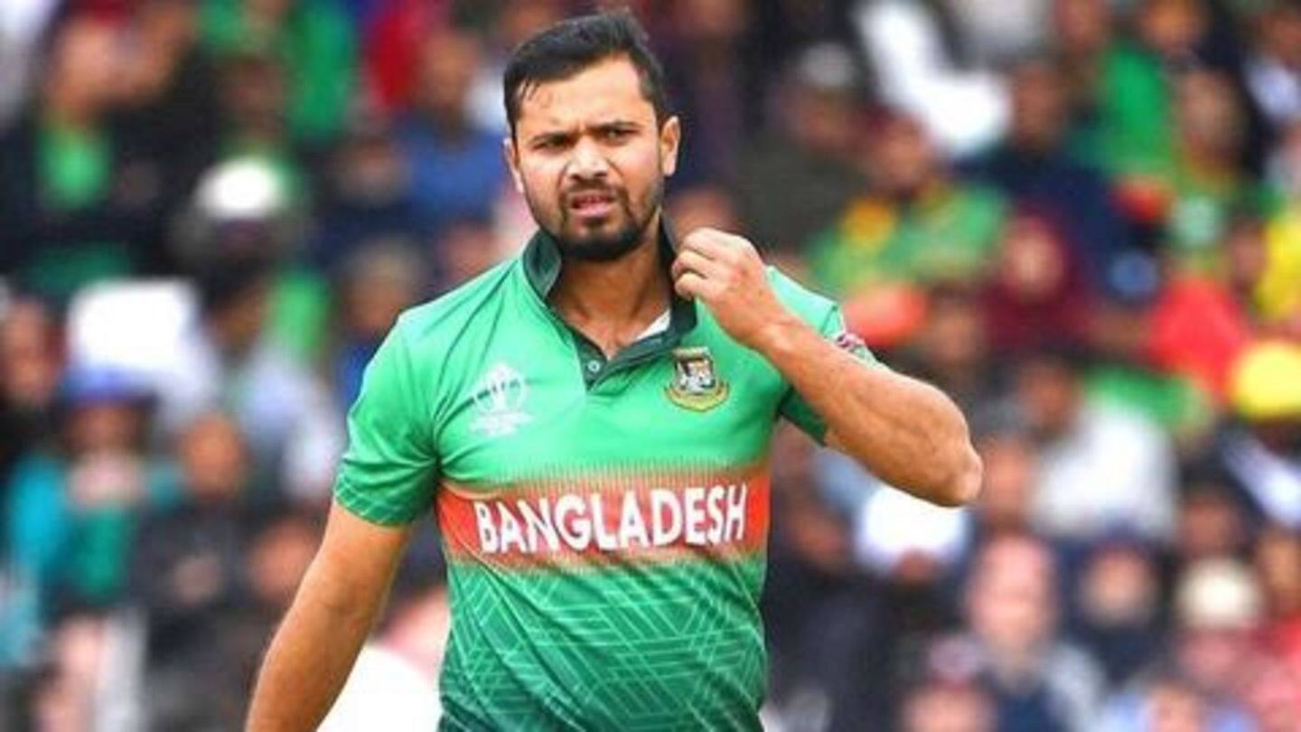 बांग्लादेश के गेंदबाजी कोच का बड़ा बयान, कहा- मोर्तजा को अब संन्यास ले लेना चाहिए