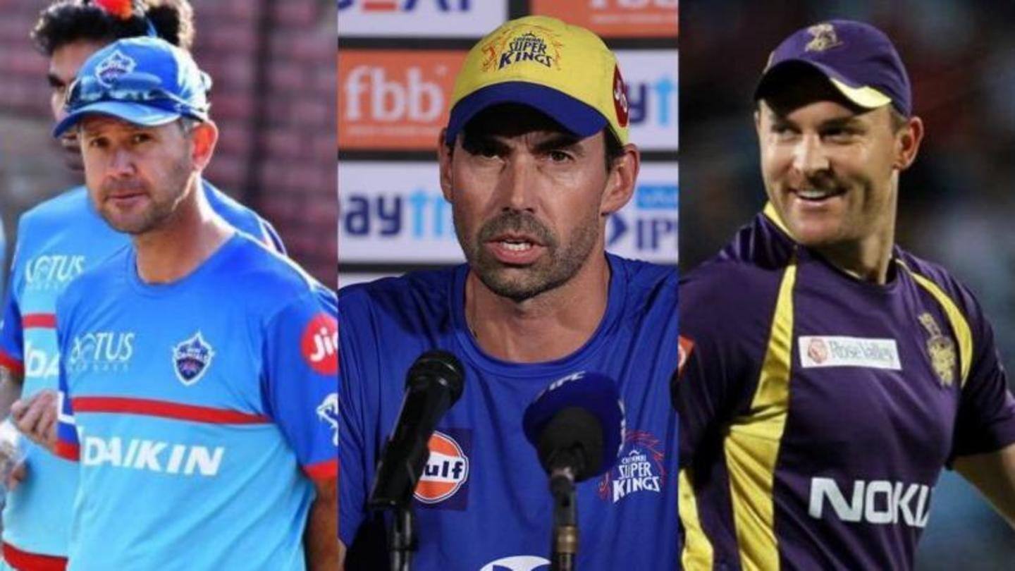 IPL 2020: आठों टीमों के कोचों, उनके आंकड़ों और अनुभव पर एक नजर