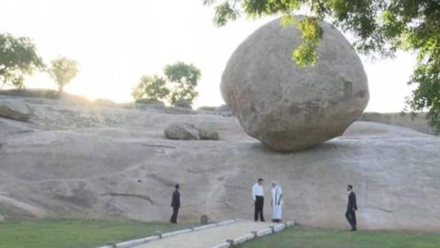 महाबलीपुरम में जिस पत्थर के पास मोदी-जिनपिंग मिले, वह 1,300 साल पुराना है, जानें उसकी ख़ासियत