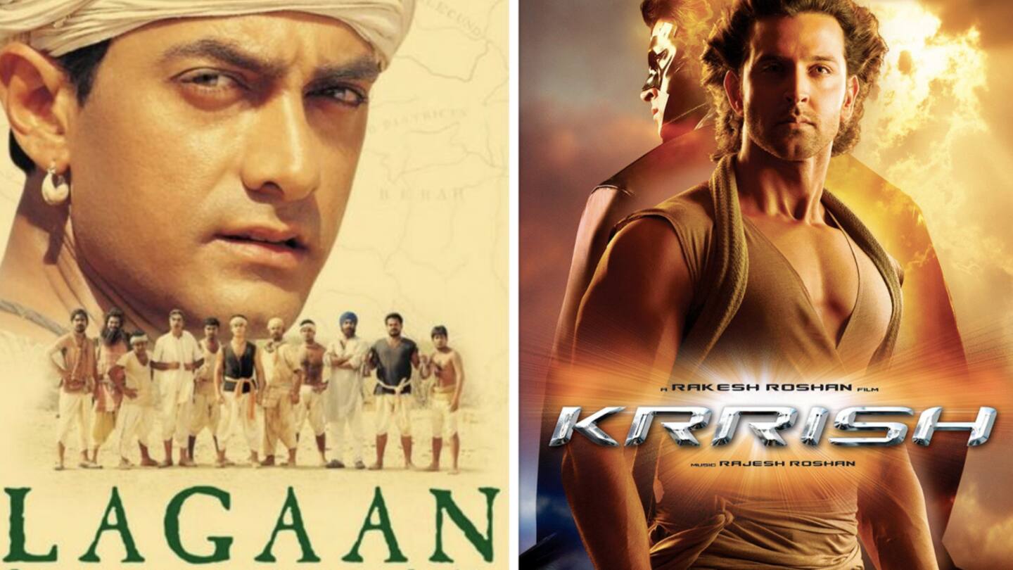 'लगान' और 'क्रिश' 'लगान' और 'क्रिश'