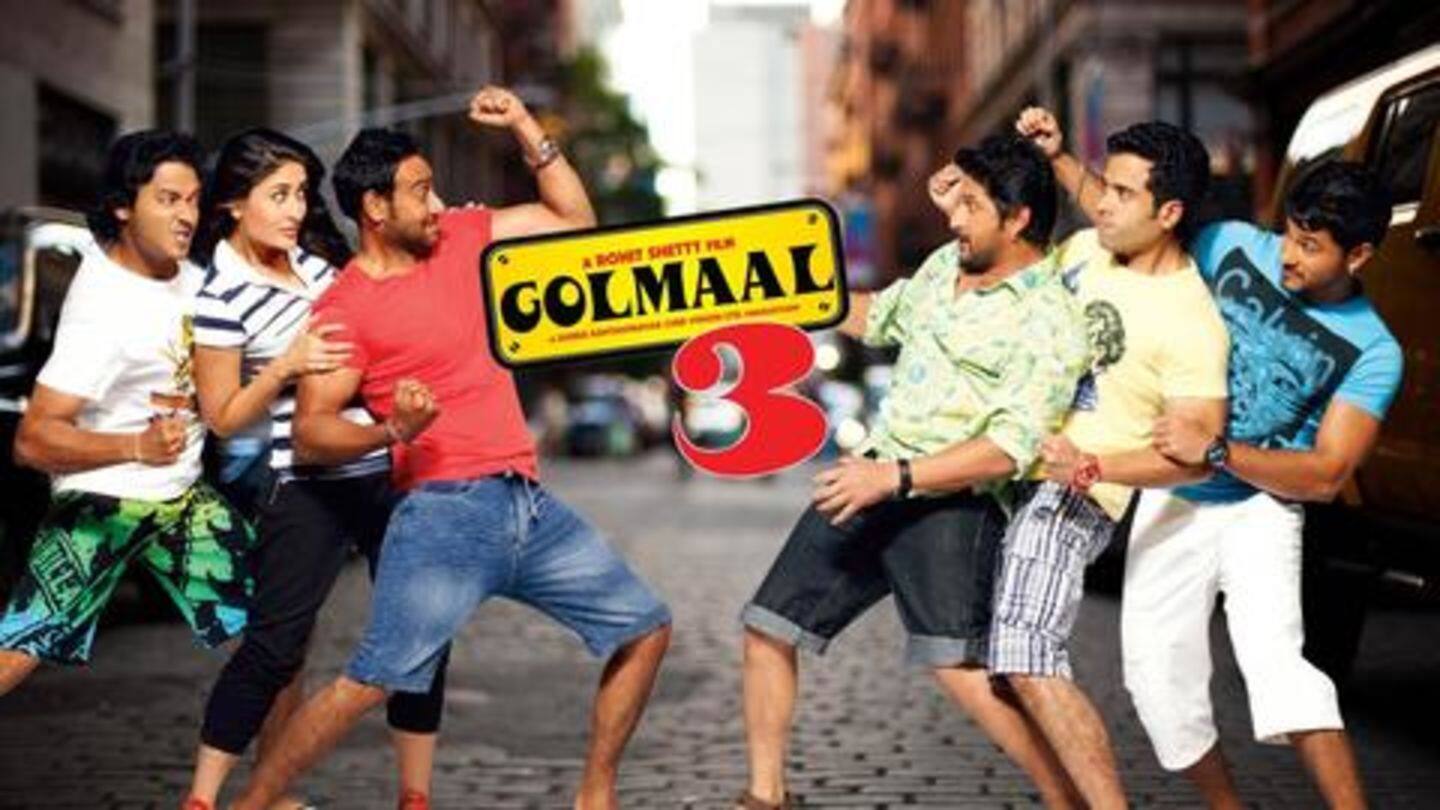 'गोलमाल 3' ने की थी Rs. 108 करोड़ की कमाई 'गोलमाल 3' ने की थी Rs. 108 करोड़ की कमाई