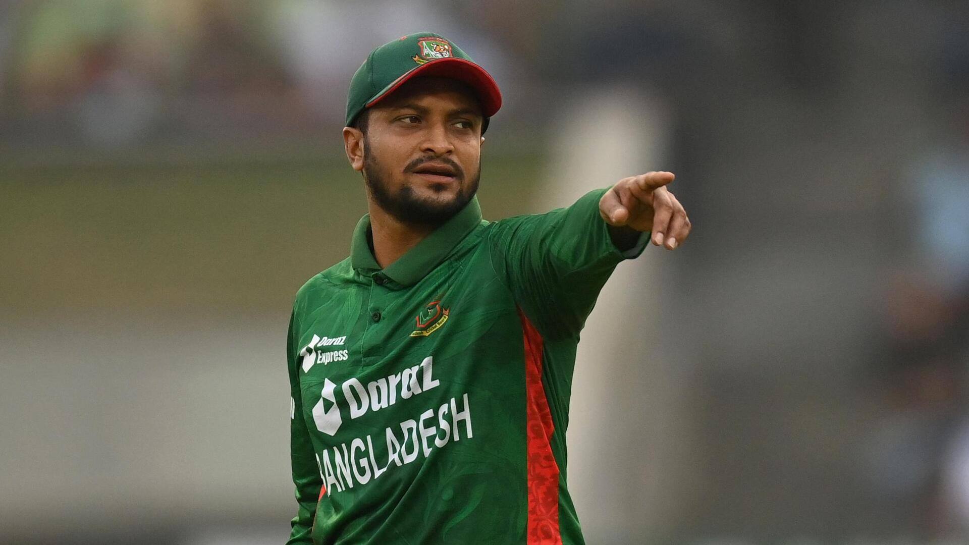 शाकिब अल हसन को नियुक्त किया गया बांग्लादेश का नया वनडे कप्तान, जानिए उनके आंकड़े