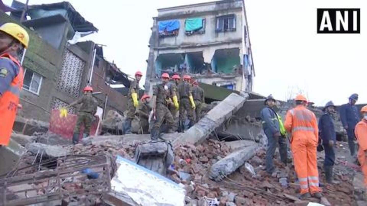 महाराष्ट्रः भिवंडी में इमारत ढहने से दो की मौत, कई लोग घायल