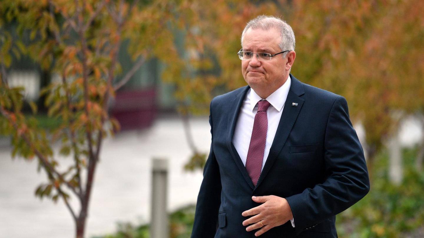 ऑस्ट्रेलिया: पूर्व कर्मचारी का आरोप- सहकर्मी ने संसद में किया रेप; प्रधानमंत्री मॉरिसन ने मांगी माफी
