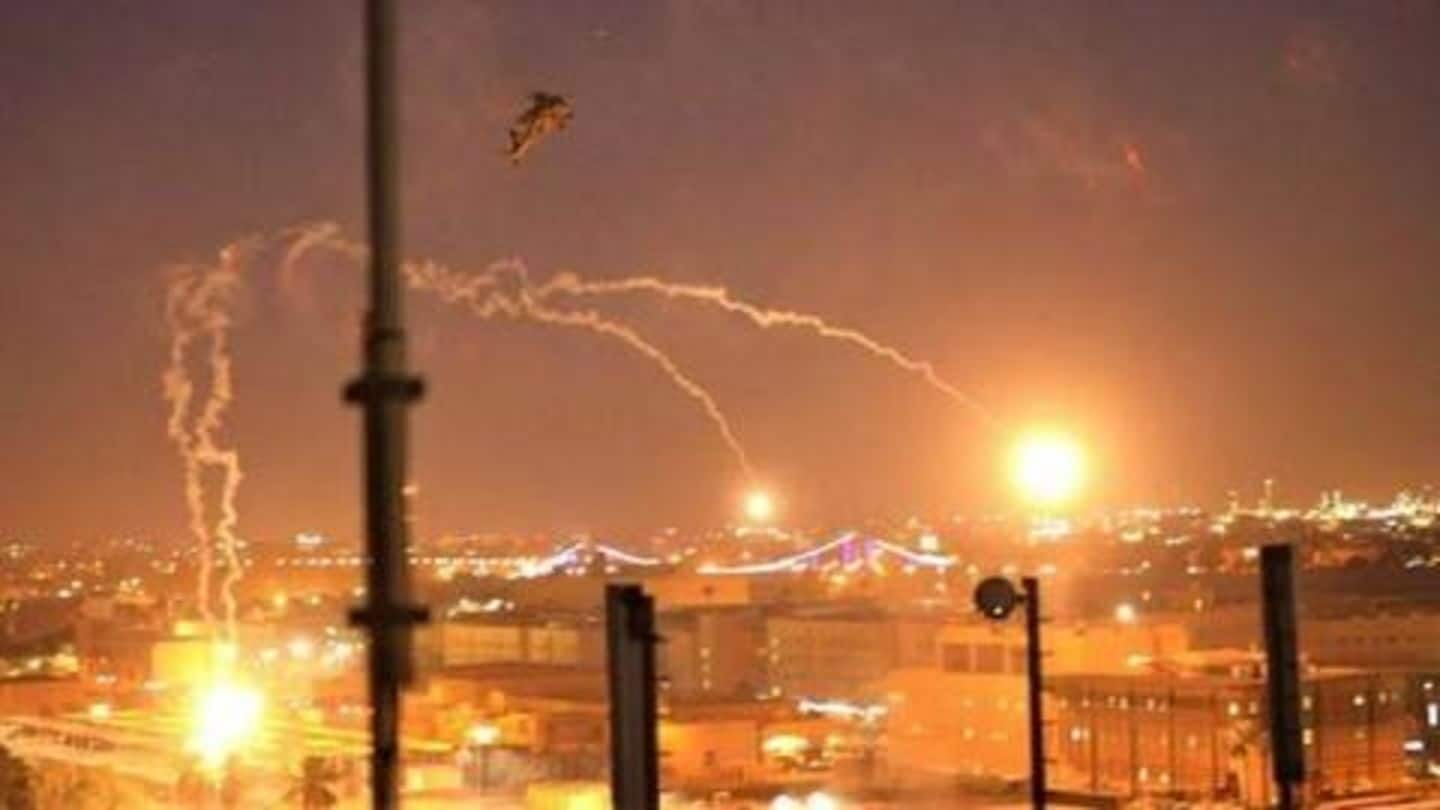 ईरान-अमेरिका तनाव: बगदाद में अमेरिकी दूतावास के पास दागी गई मिसाइल