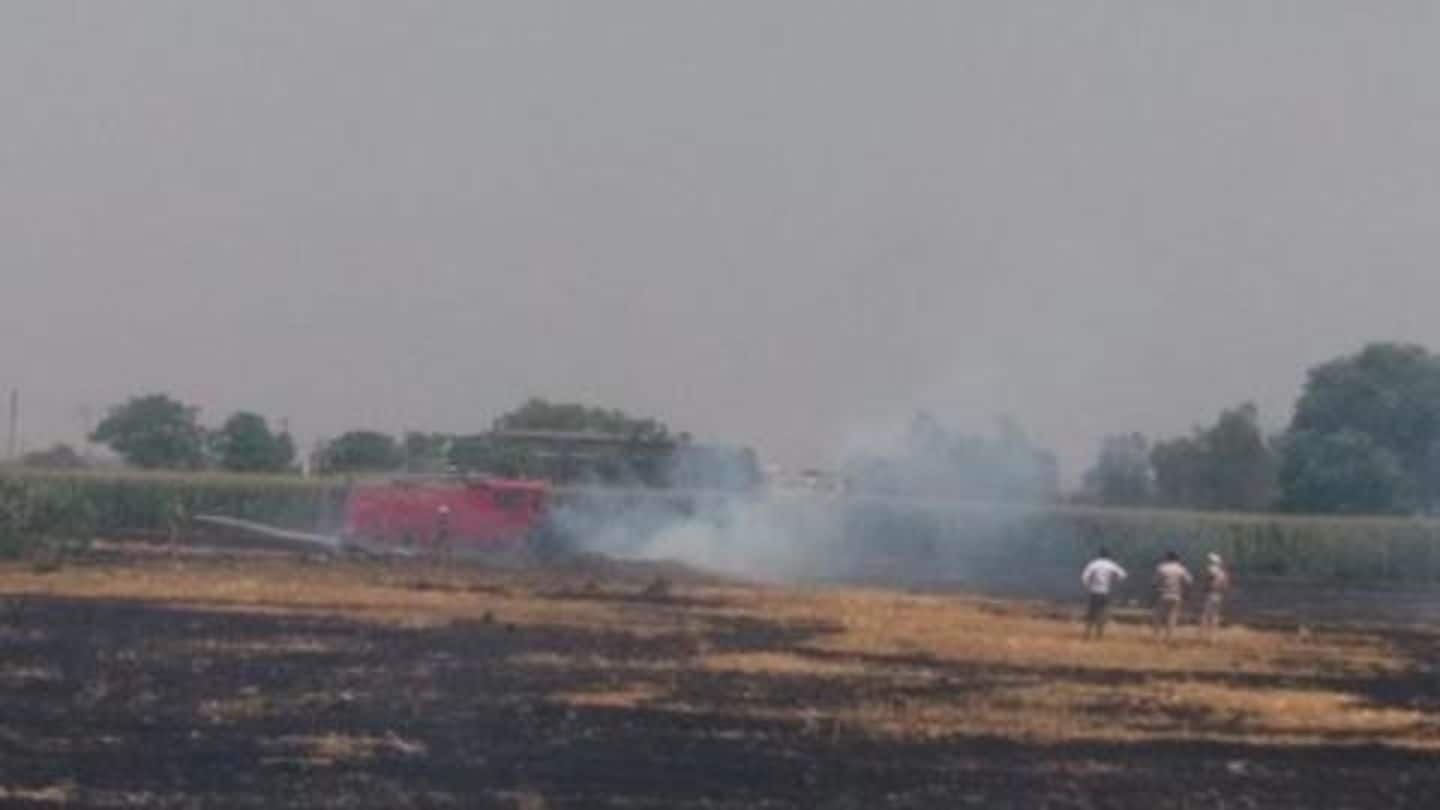 पंजाब में भारतीय वायुसेना का लड़ाकू विमान दुर्घटनाग्रस्त, पायलट सुरक्षित