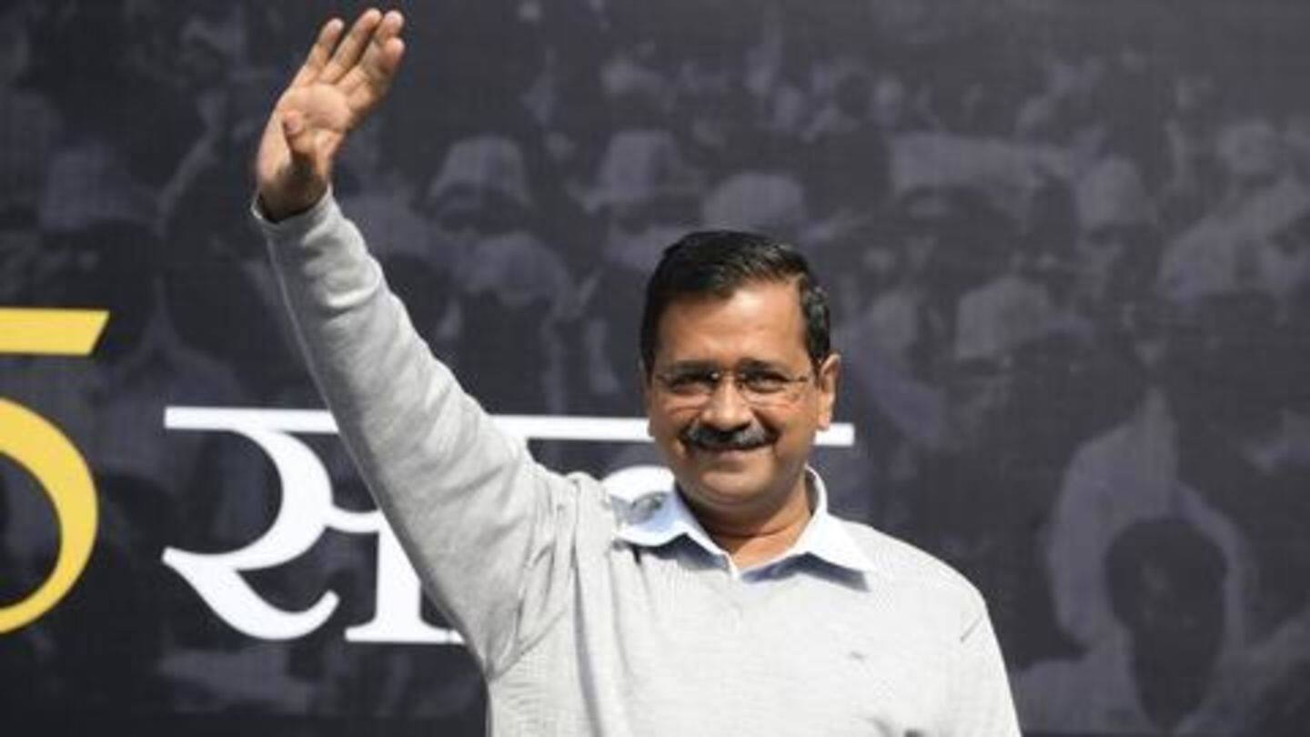 दिल्ली चुनाव: ऐतिहासिक जीत की तरफ बढ़ रही AAP, केजरीवाल बोले- दिल्ली पर हनुमानजी की कृपा