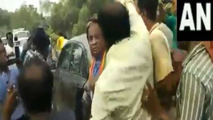 पश्चिम बंगाल: उपचुनावों के दौरान भाजपा उम्मीदवार की लात-घूसों से पिटाई, वीडियो वायरल