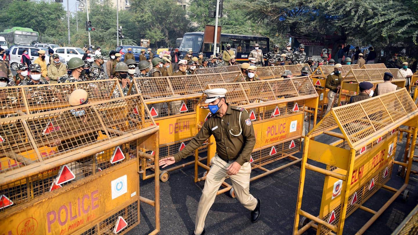 चक्का जाम: दिल्ली में 50,000 जवानों की तैनाती, 12 मेट्रो स्टेशन अलर्ट पर