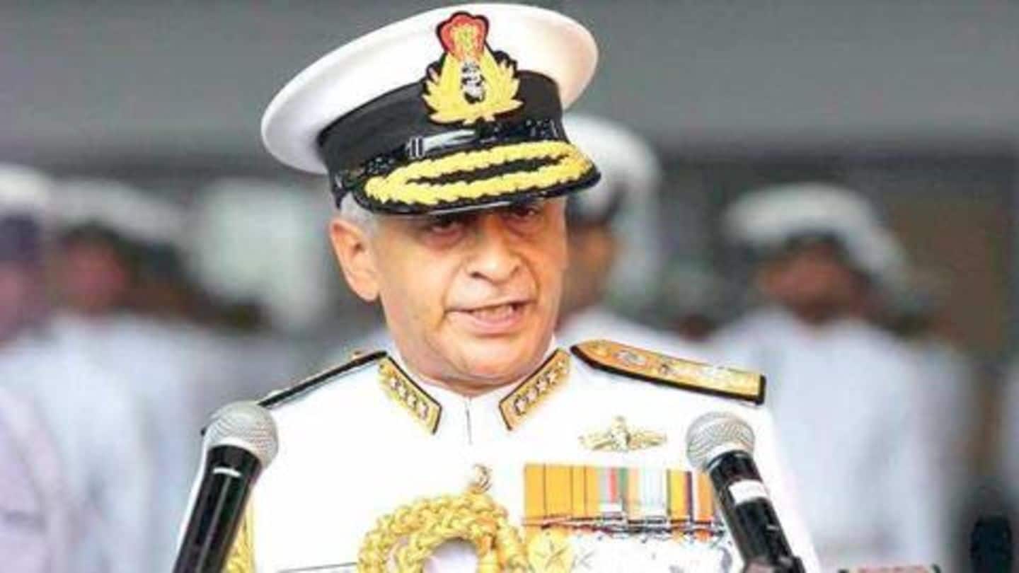 नौसेना प्रमुख बोले- समुद्री रास्तों से भारत में हमला करने की फिराक में आतंकी