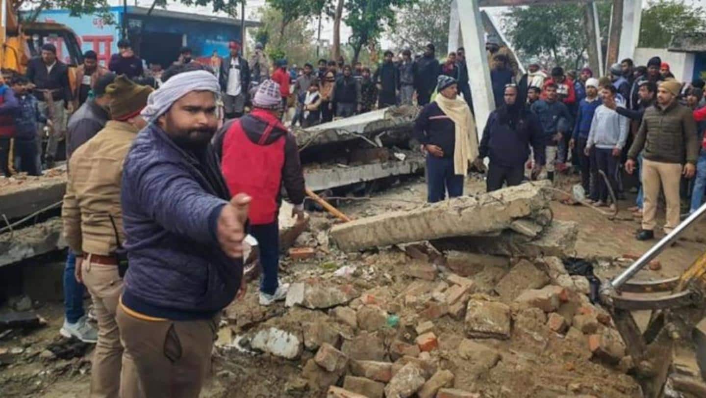 गाजियाबाद: श्मसान घाट में छत गिरने से 18 लोगों की मौत, 20 से अधिक घायल