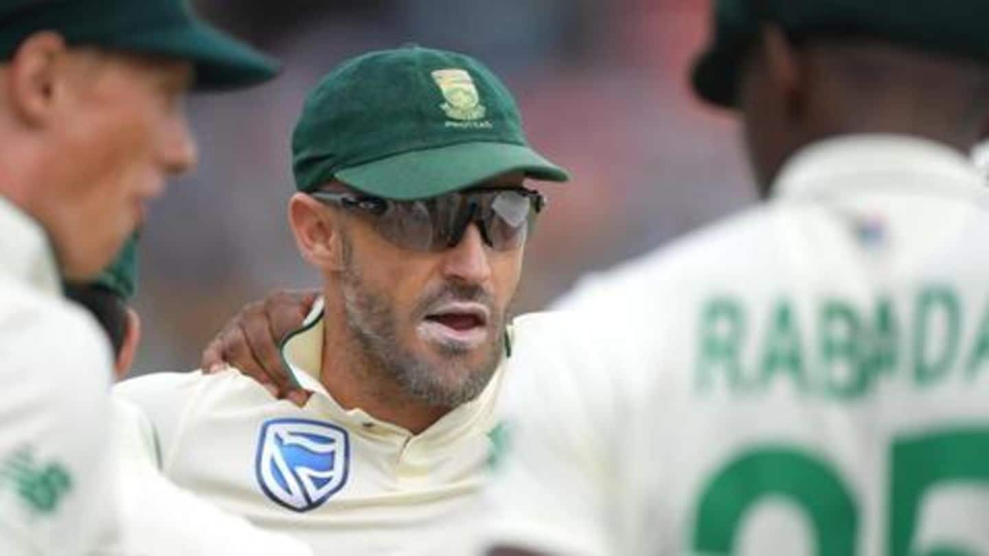 फाफ डु प्लेसिस ने छोड़ी दक्षिण अफ्रीका क्रिकेट टीम की कप्तानी