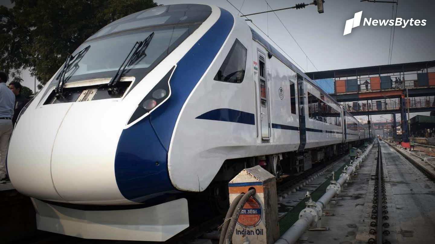 चीनी कंपनी के शामिल होने पर रेलवे ने रद्द किया वंदे भारत ट्रेन के लिए टेंडर