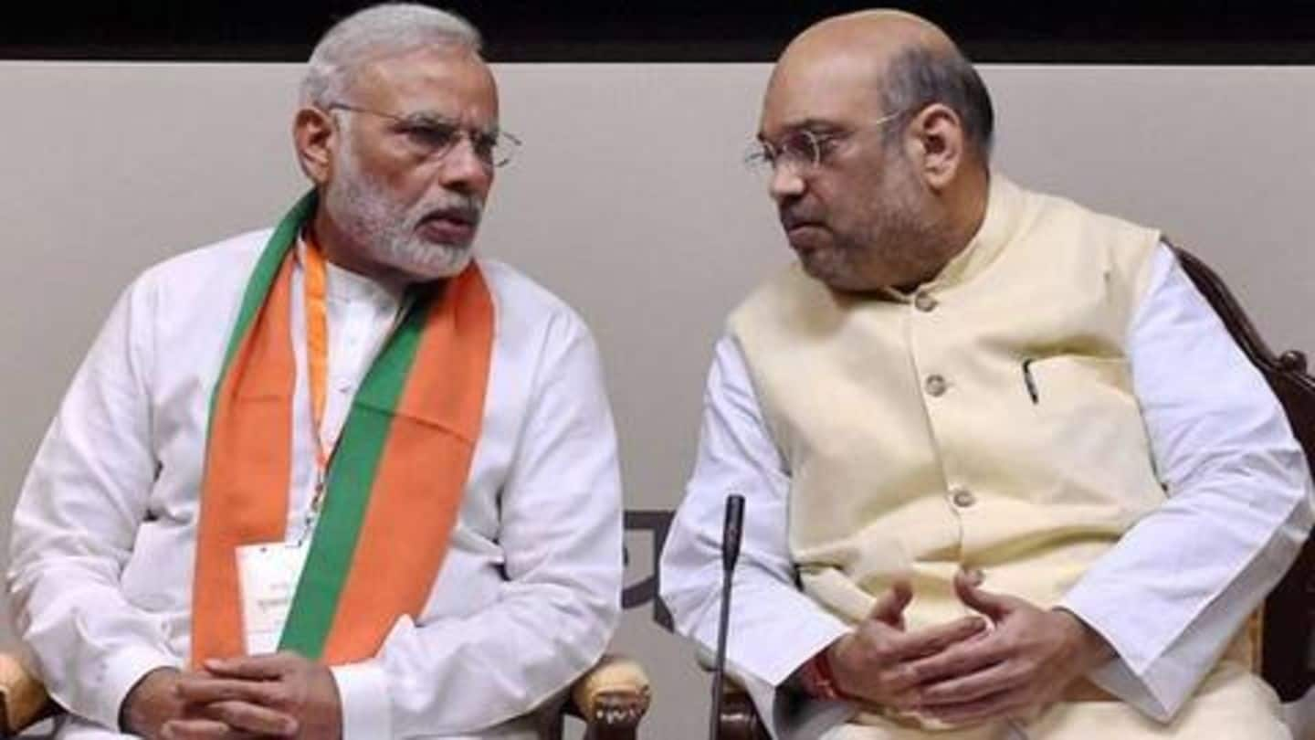 मंत्रियों के नाम फाइनल करने के लिए मोदी से मिले अमित शाह, पांच घंटे चली बैठक