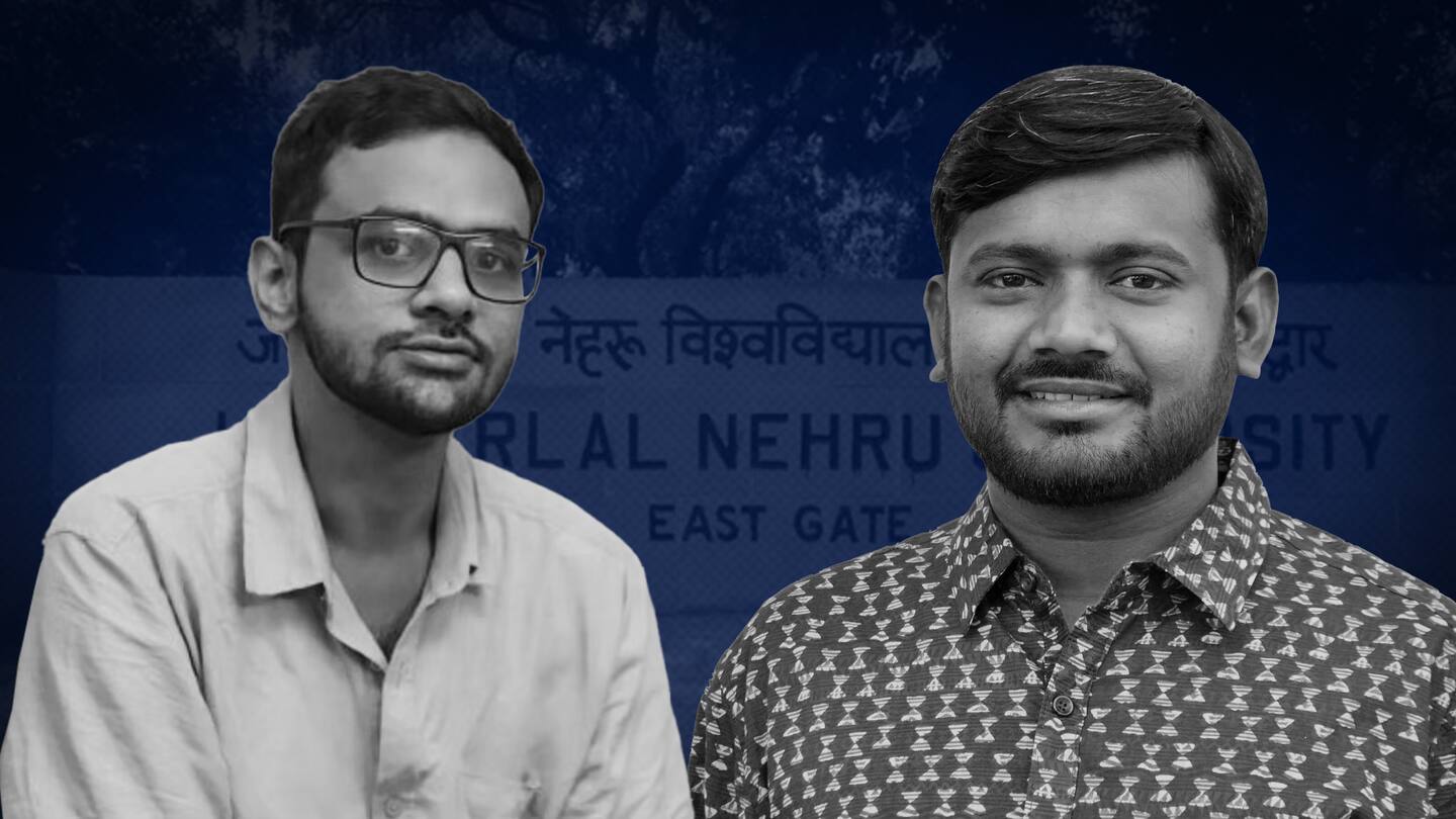 JNU देशद्रोह मामला: अदालत में पेश हुए कन्हैया और अन्य आरोपी, 7 अप्रैल को अगली सुनवाई