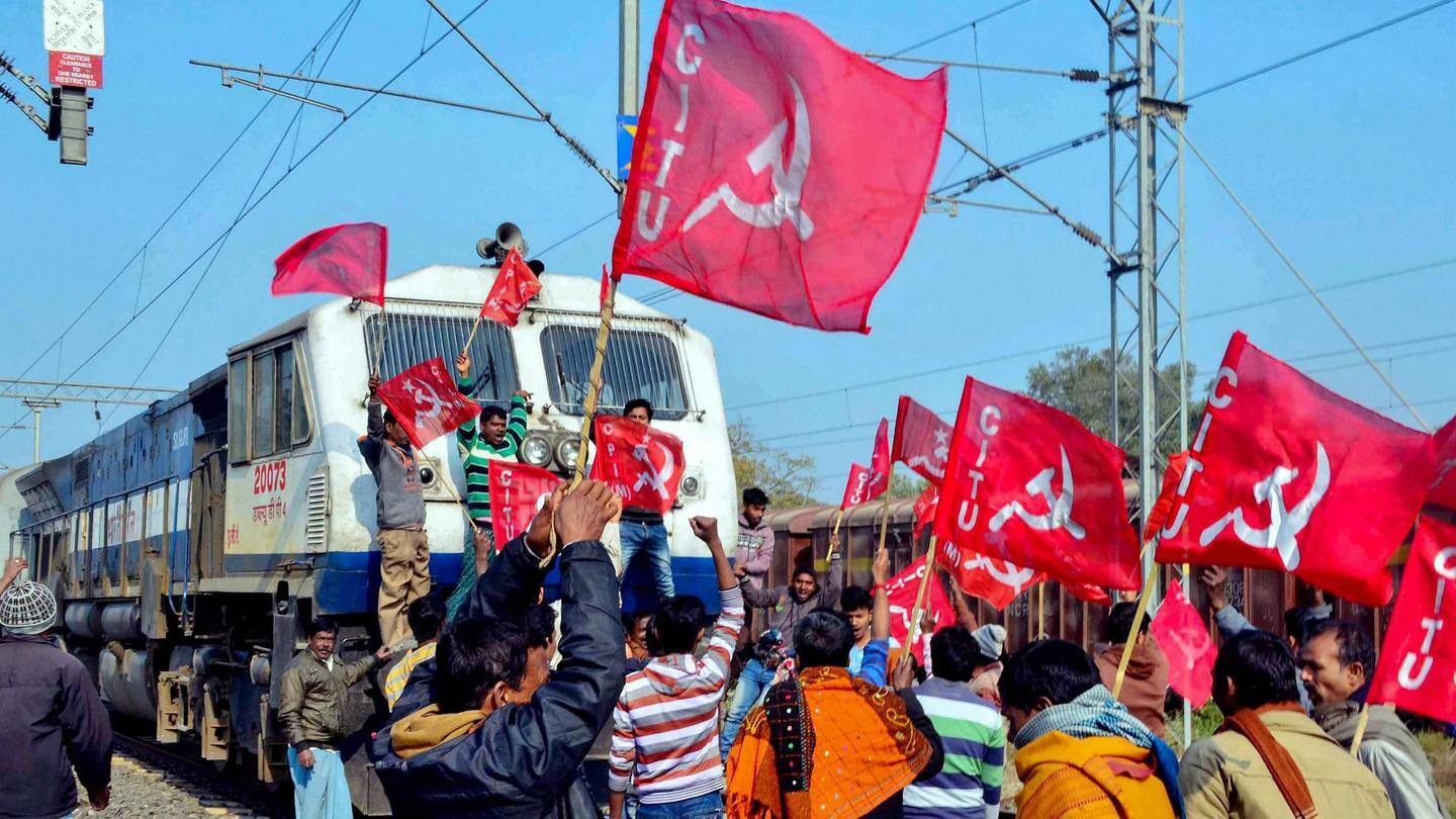 भारत बंद: मजदूर यूनियनों ने बुलाई राष्ट्रव्यापी हड़ताल, इन सेवाओं पर पड़ेगा असर