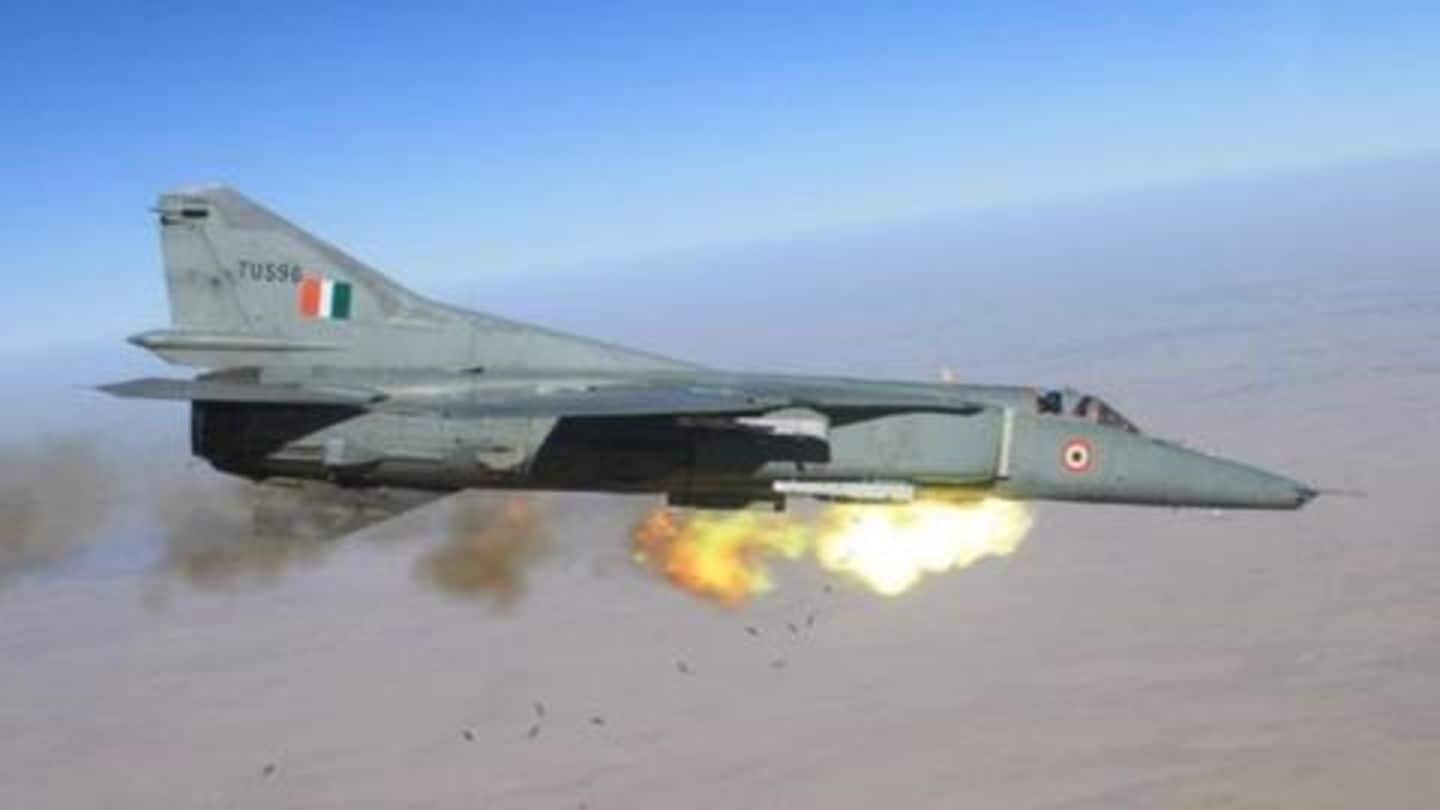 भारतीय वायुसेना से रिटायर हुए मिग-27 लड़ाकू विमान, डालिए इनके सफर पर एक नजर