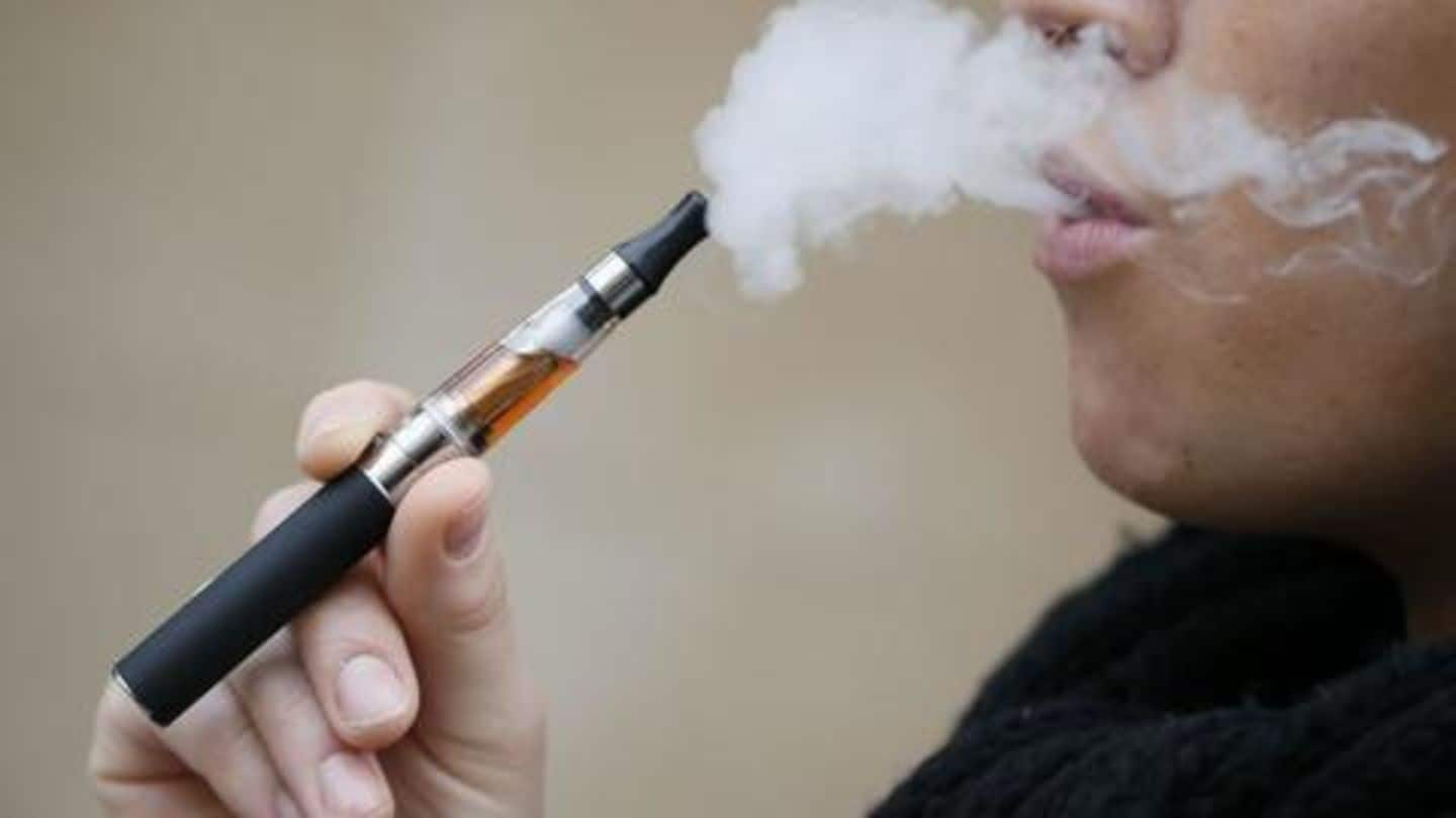 ई-सिगरेट को ड्रग्स की श्रेणी में रखकर प्रतिबंध लगाने की तैयारी में सरकार