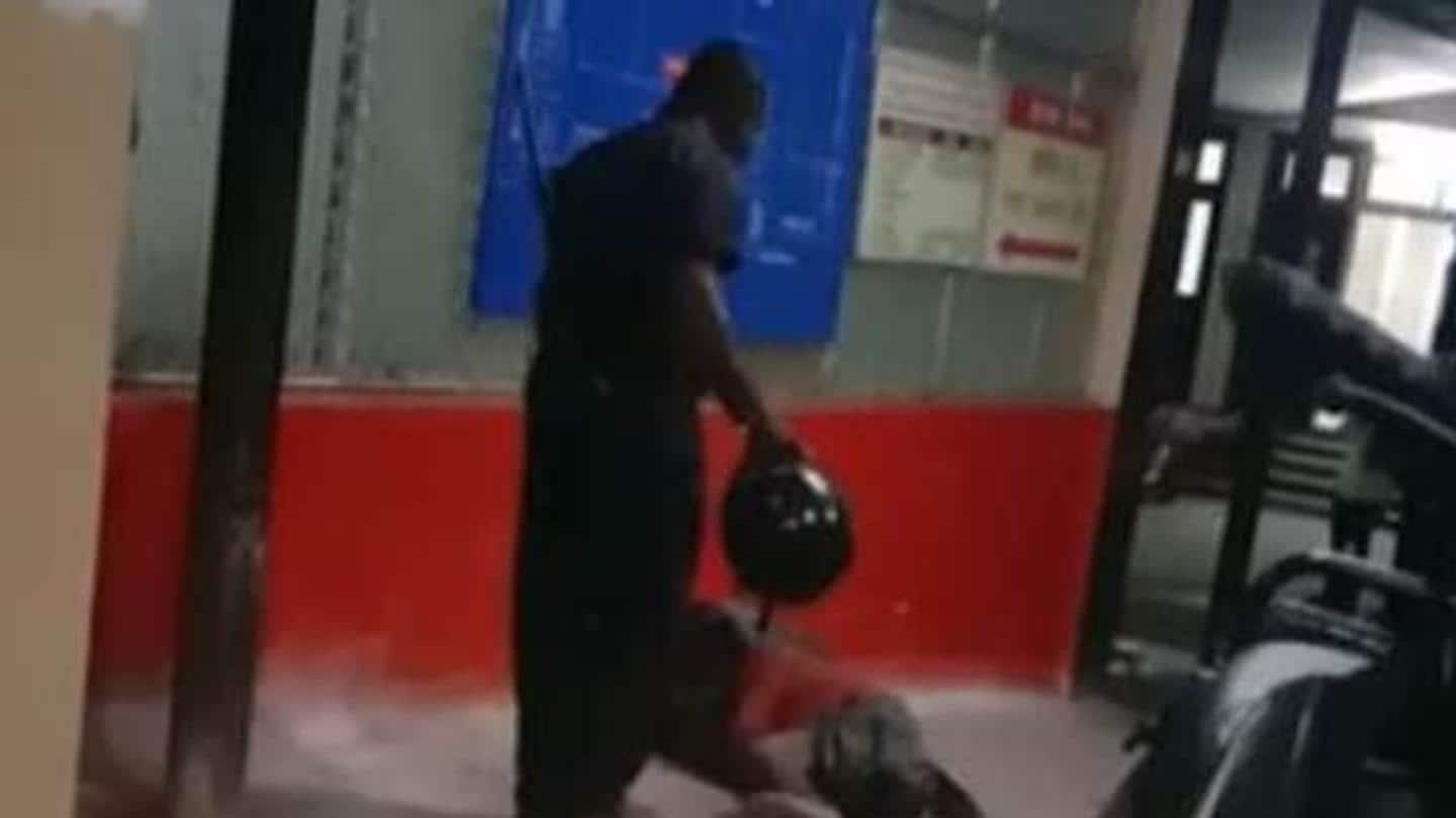 प्रयागराज: वीडियो वायरल होने के बाद बुजुर्ग महिला की लातों से पिटाई करने वाला गार्ड गिरफ्तार
